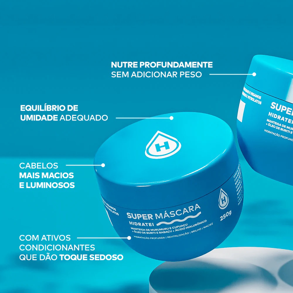 Super Mascara de Hidratação Hidratei 250g