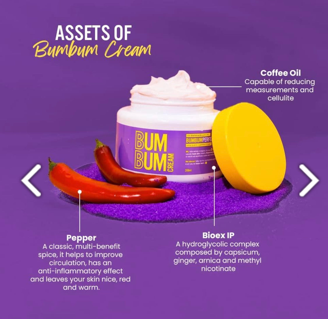Bumbum Perfeito Creme Reafirmante 200g